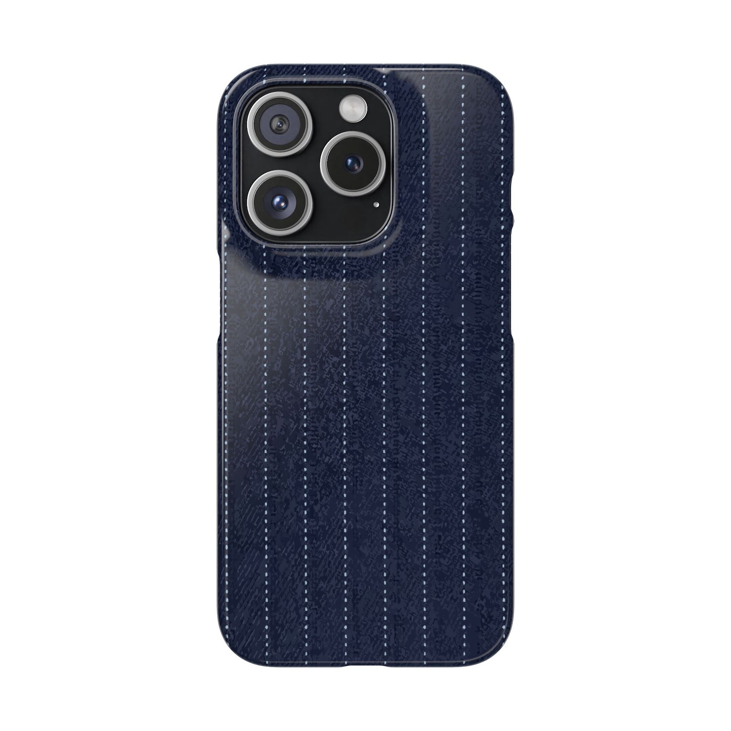 Pinstripe Snap Phone Case — Slim Protective iPhone Cover