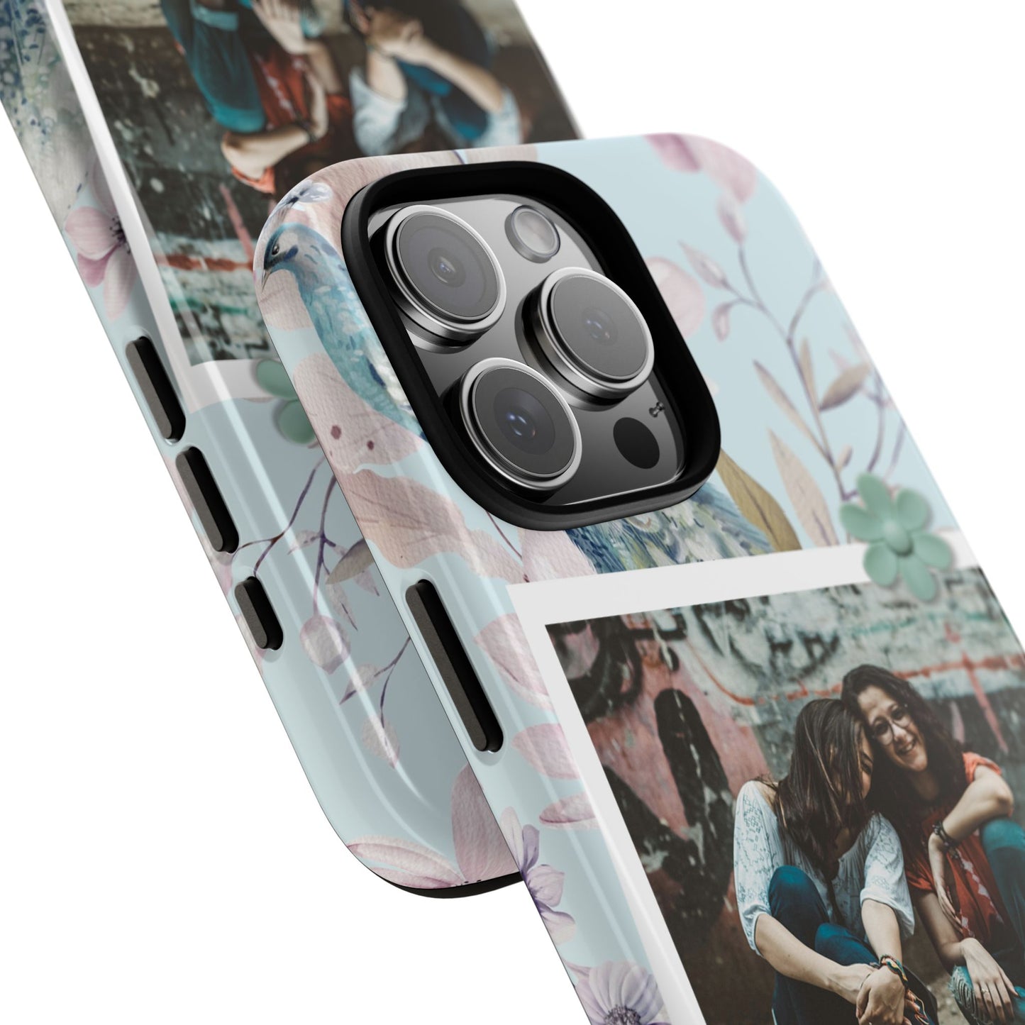 Single Image Personalised Floral Photo Tough Case for Apple iPhone, Samsung Galaxy and Google Pixel.