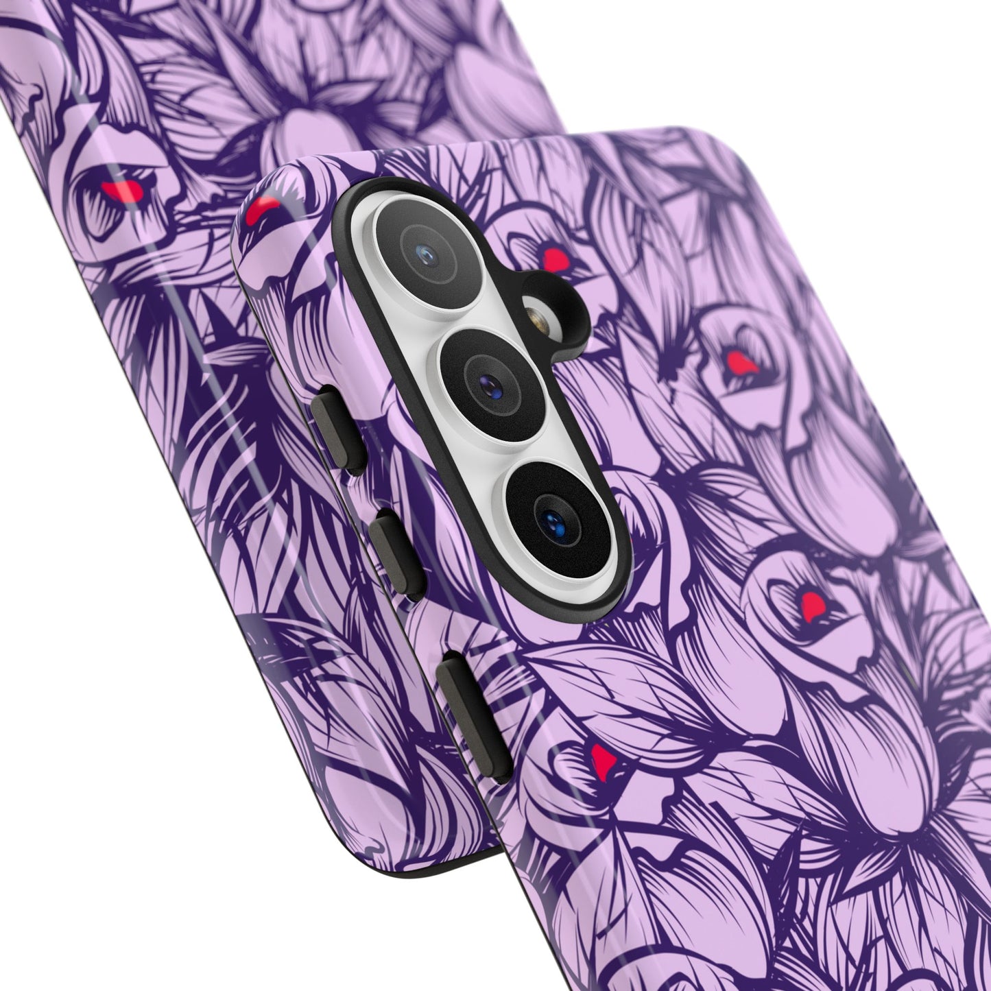 Botanical Floral Purple Rose Phone Case