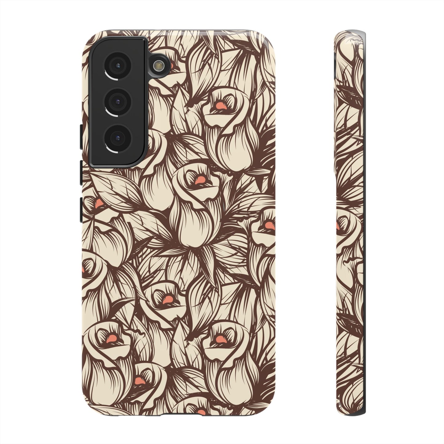 Botanical Pattern Floral Magnolia Tough Phone Case
