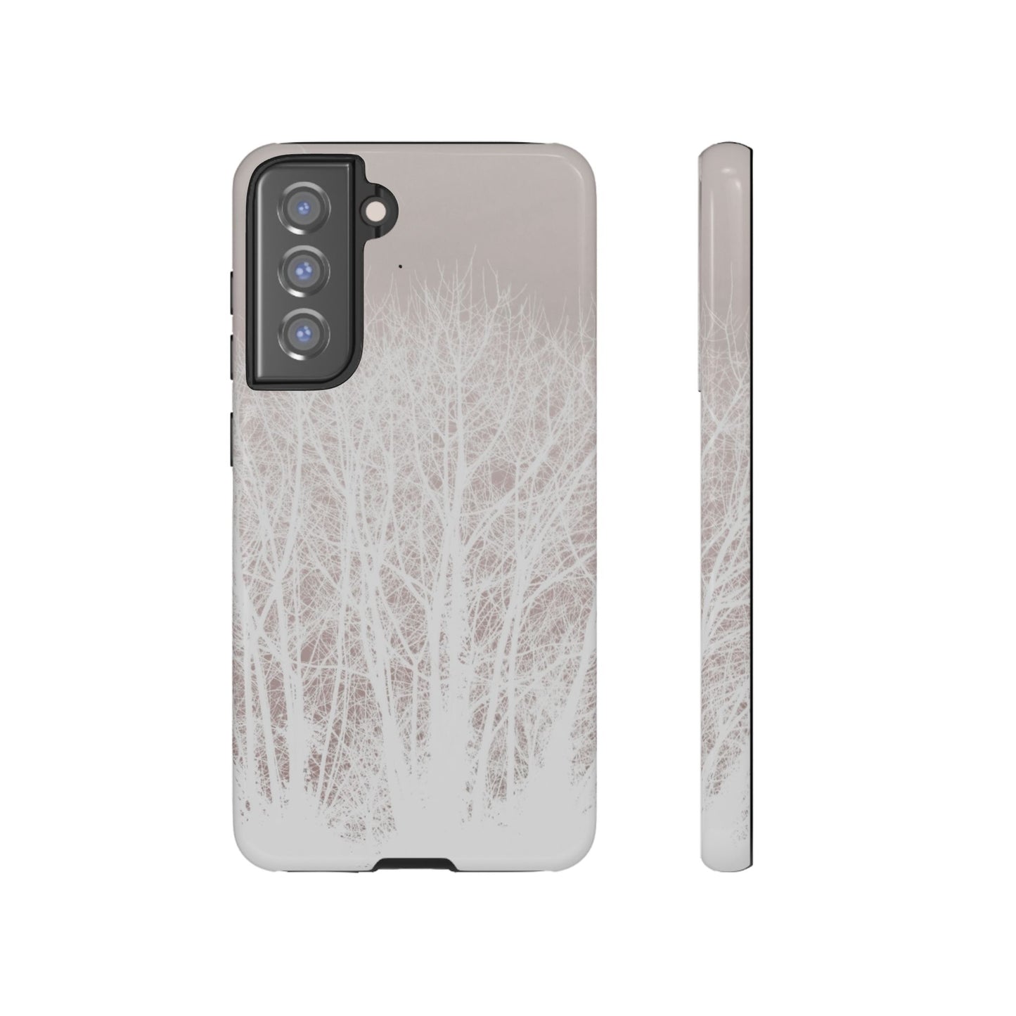 Copy of Night Forest Phone Case — Dark Tree Silhouette Protective Tough Case