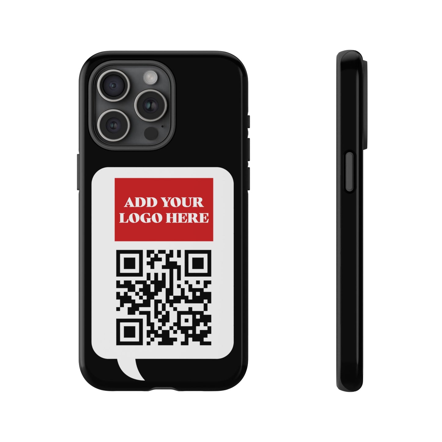 Custom QR Code and Logo Tough Phone Case — Contact Case