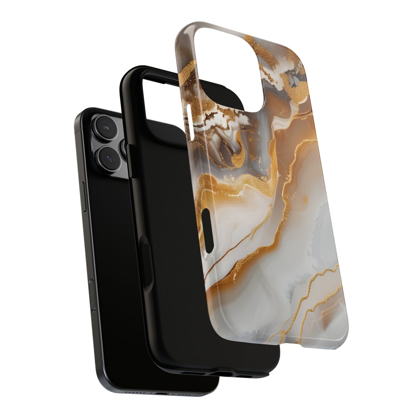 Gold Marble Tough Phone Case