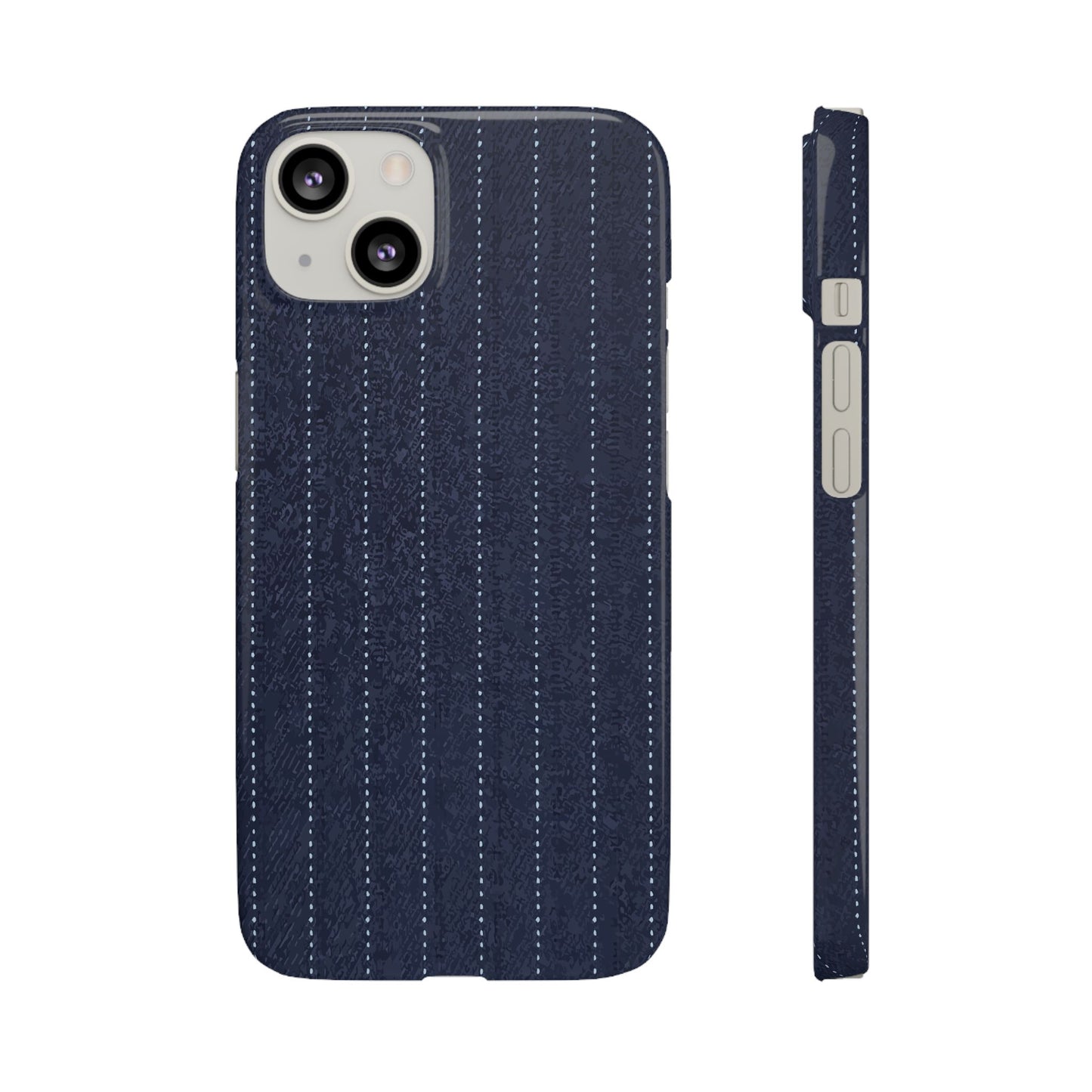 Pinstripe Snap Phone Case — Slim Protective iPhone Cover