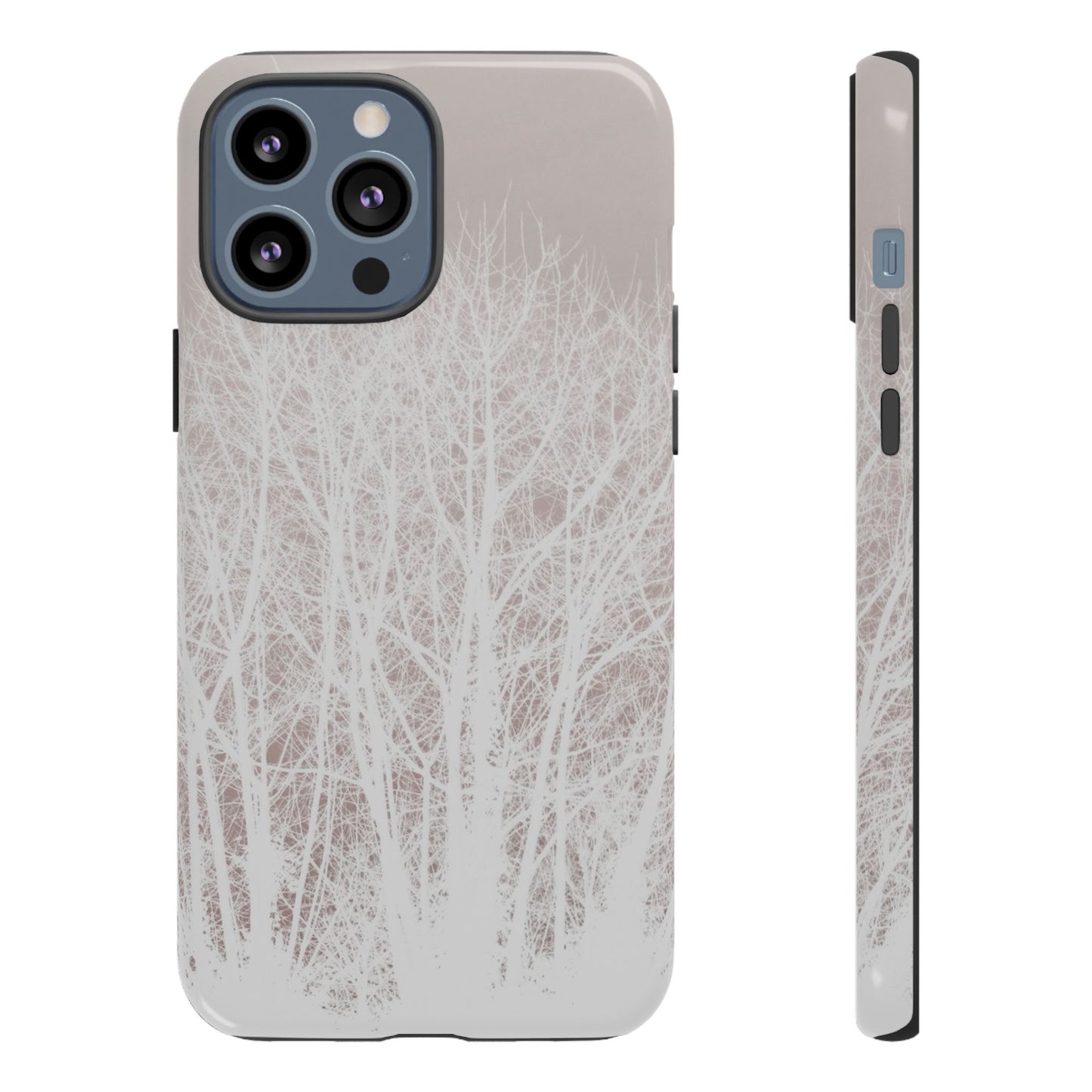 Copy of Night Forest Phone Case — Dark Tree Silhouette Protective Tough Case