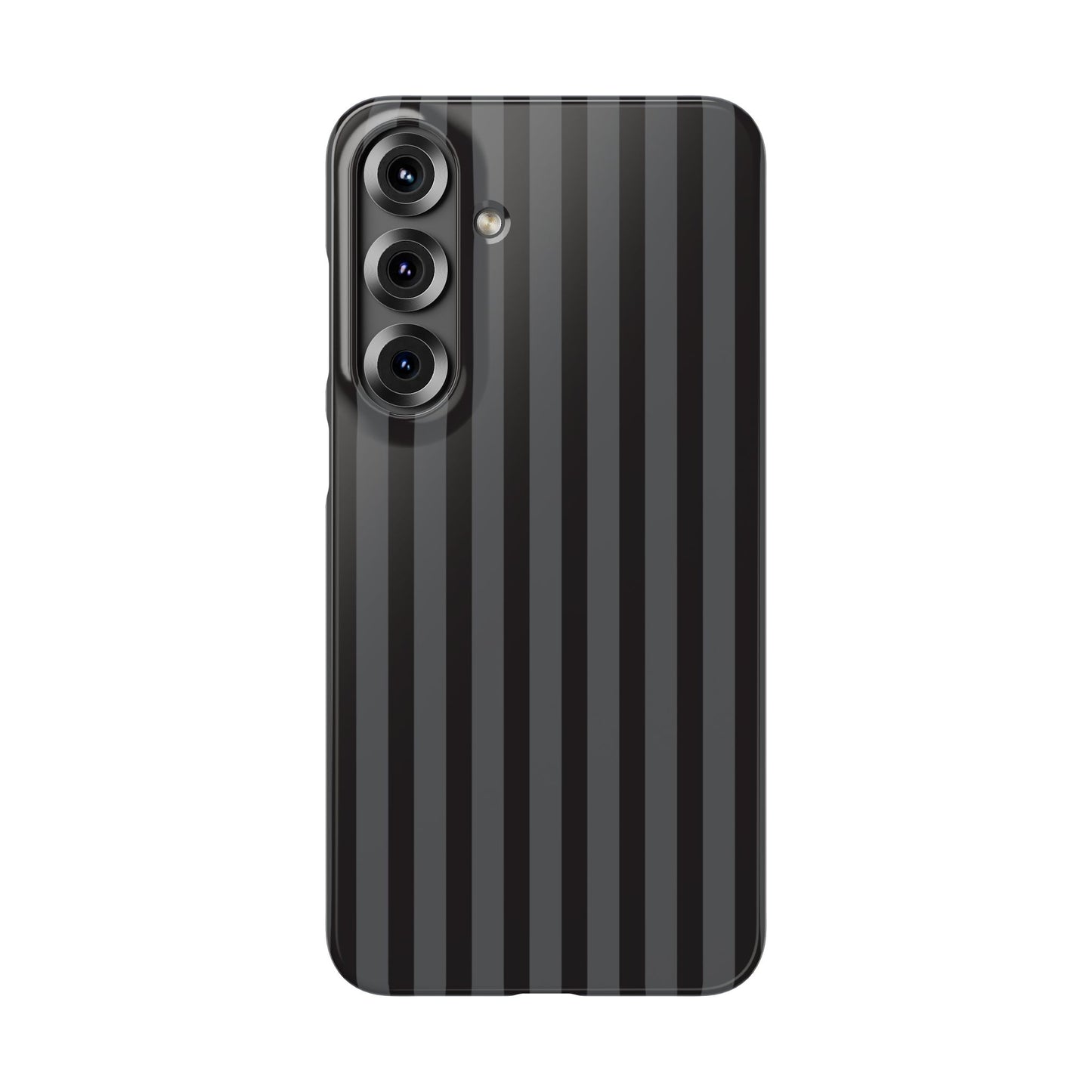 Black Vertical Stripe Snap Phone Case – Slim Protective Cover