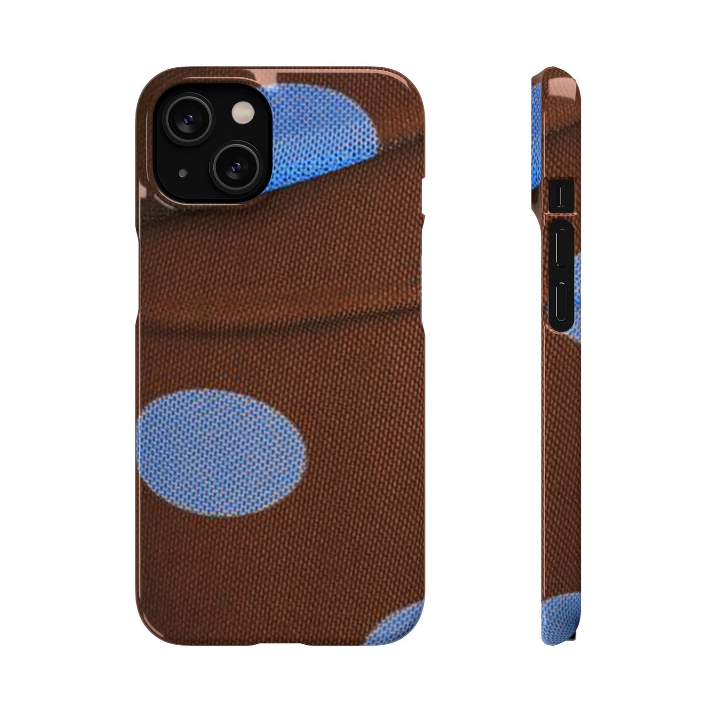 Polka Dot Snap Phone Case for Apple iPhone, Samsung Galaxy and Google Pixel.