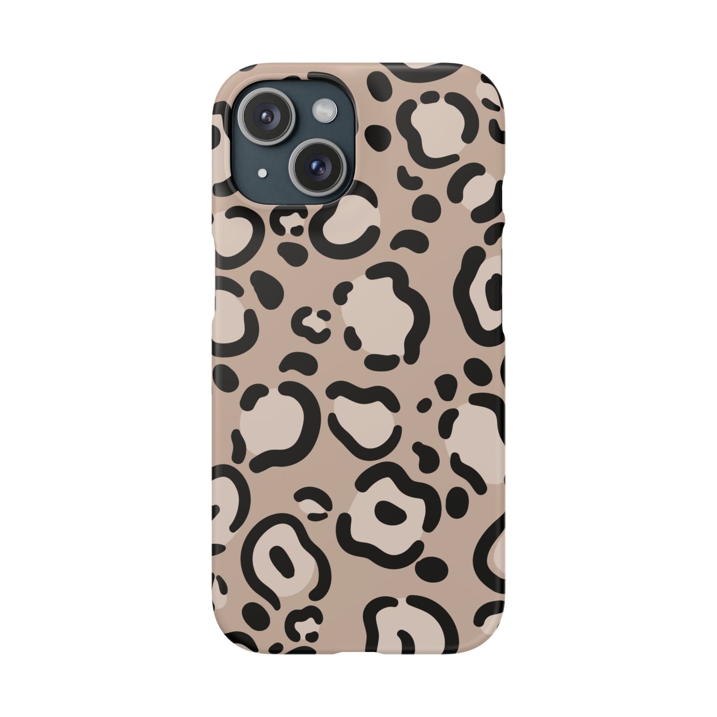 Leopard Print Slim Case — Phone Cover for Apple iPhone, Samsung Galaxy and Google Pixel.