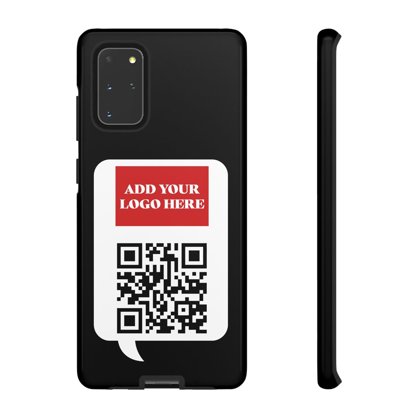 Custom QR Code and Logo Tough Phone Case — Contact Case