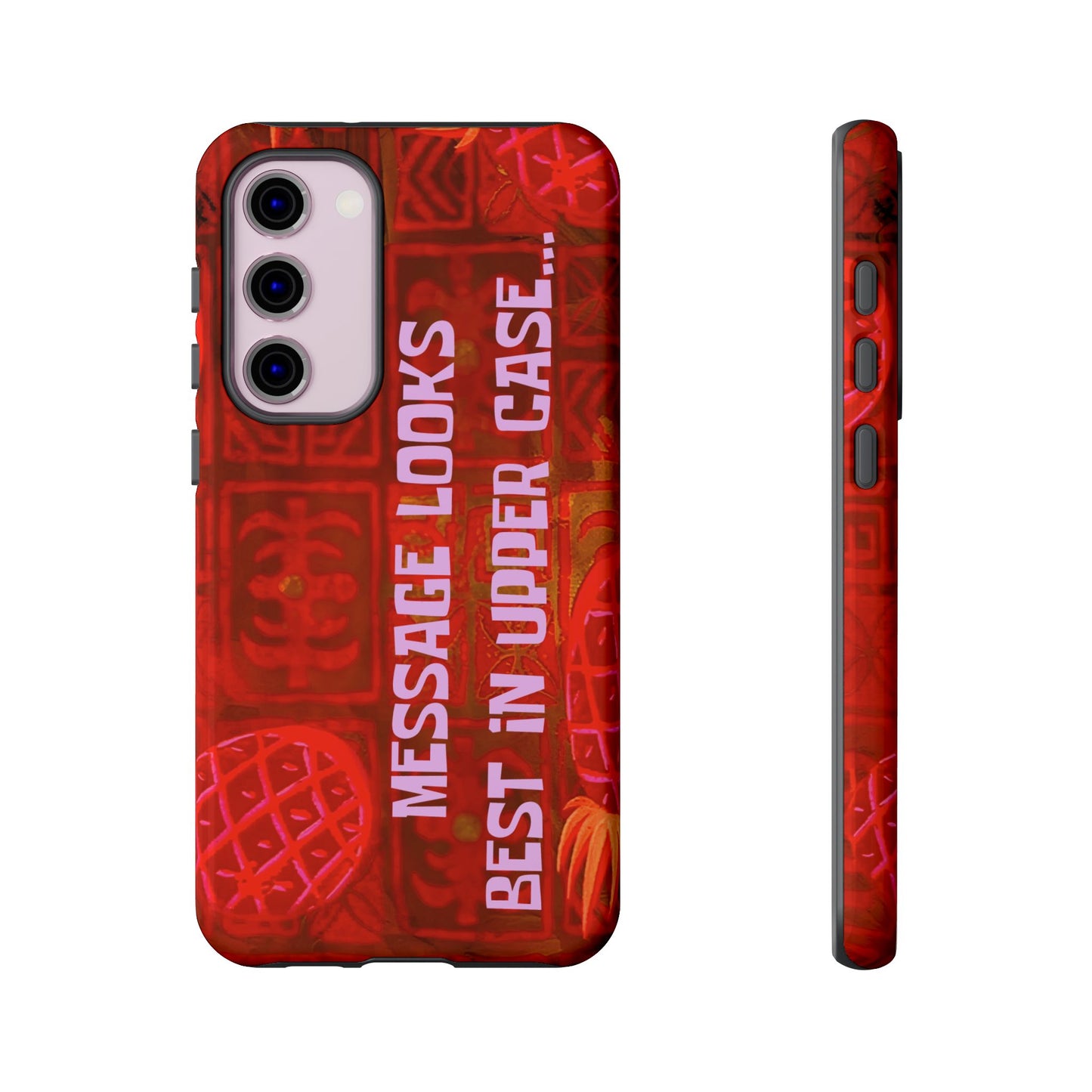 Personalised Tough Case for Apple iPhone, Samsung Galaxy and Google Pixel.