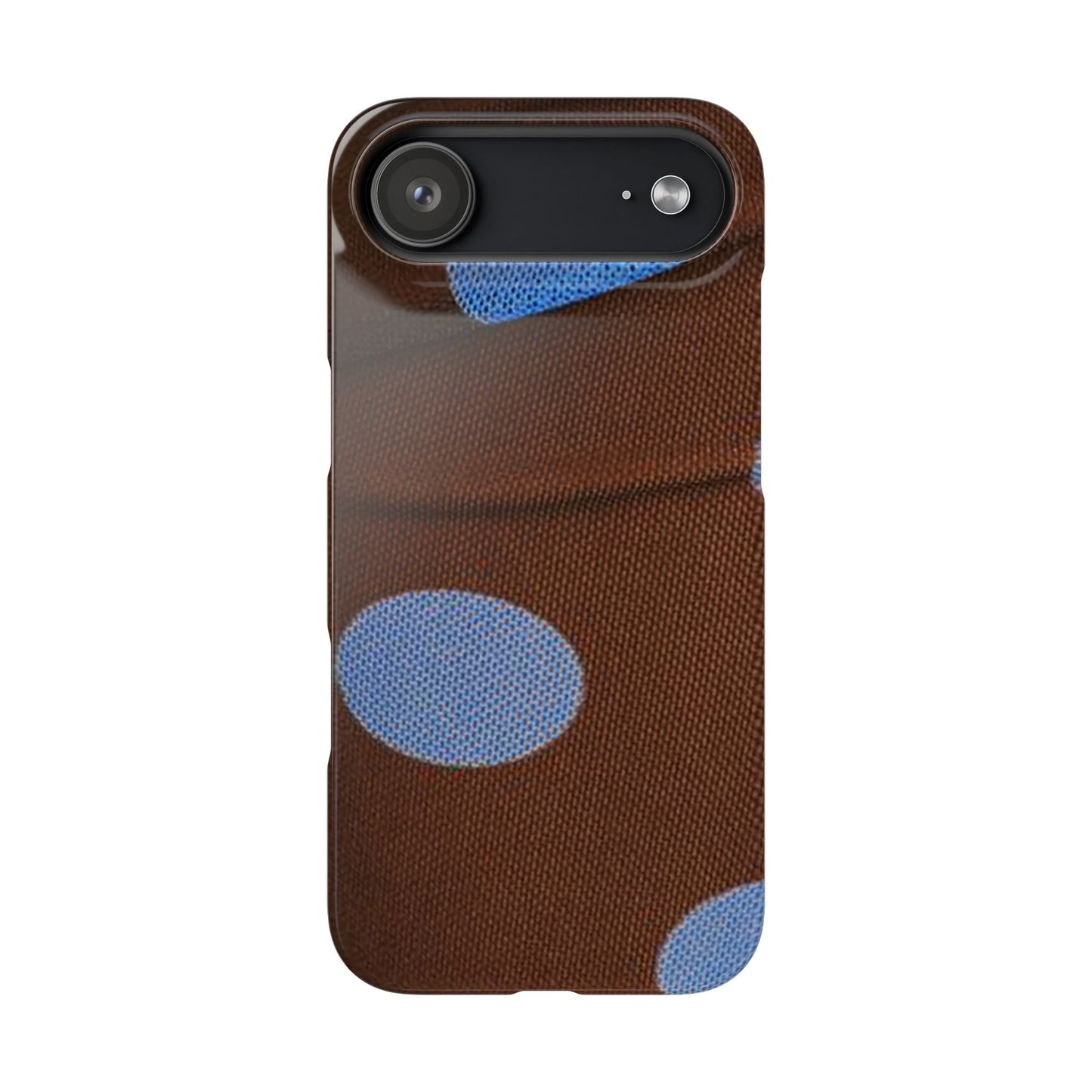 Polka Dot Snap Phone Case for Apple iPhone, Samsung Galaxy and Google Pixel.
