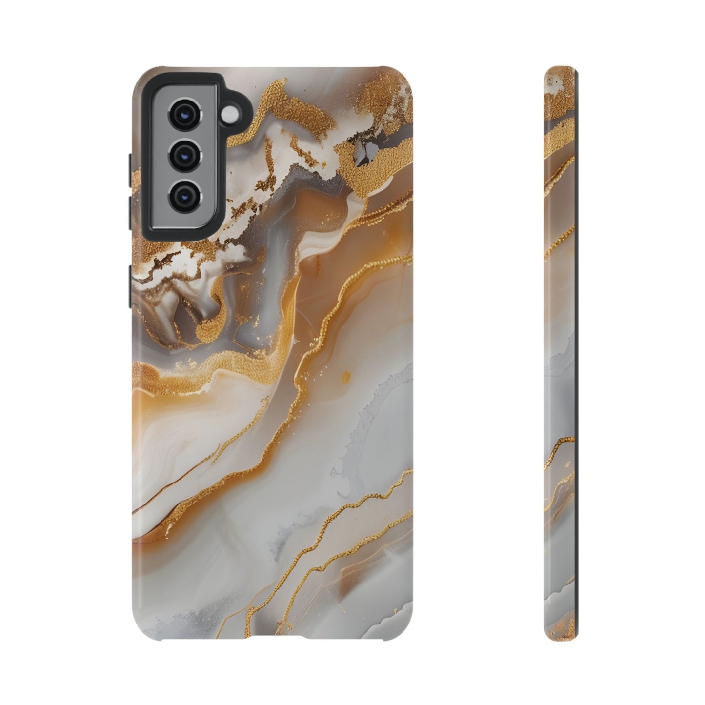 Gold Marble Tough Phone Case