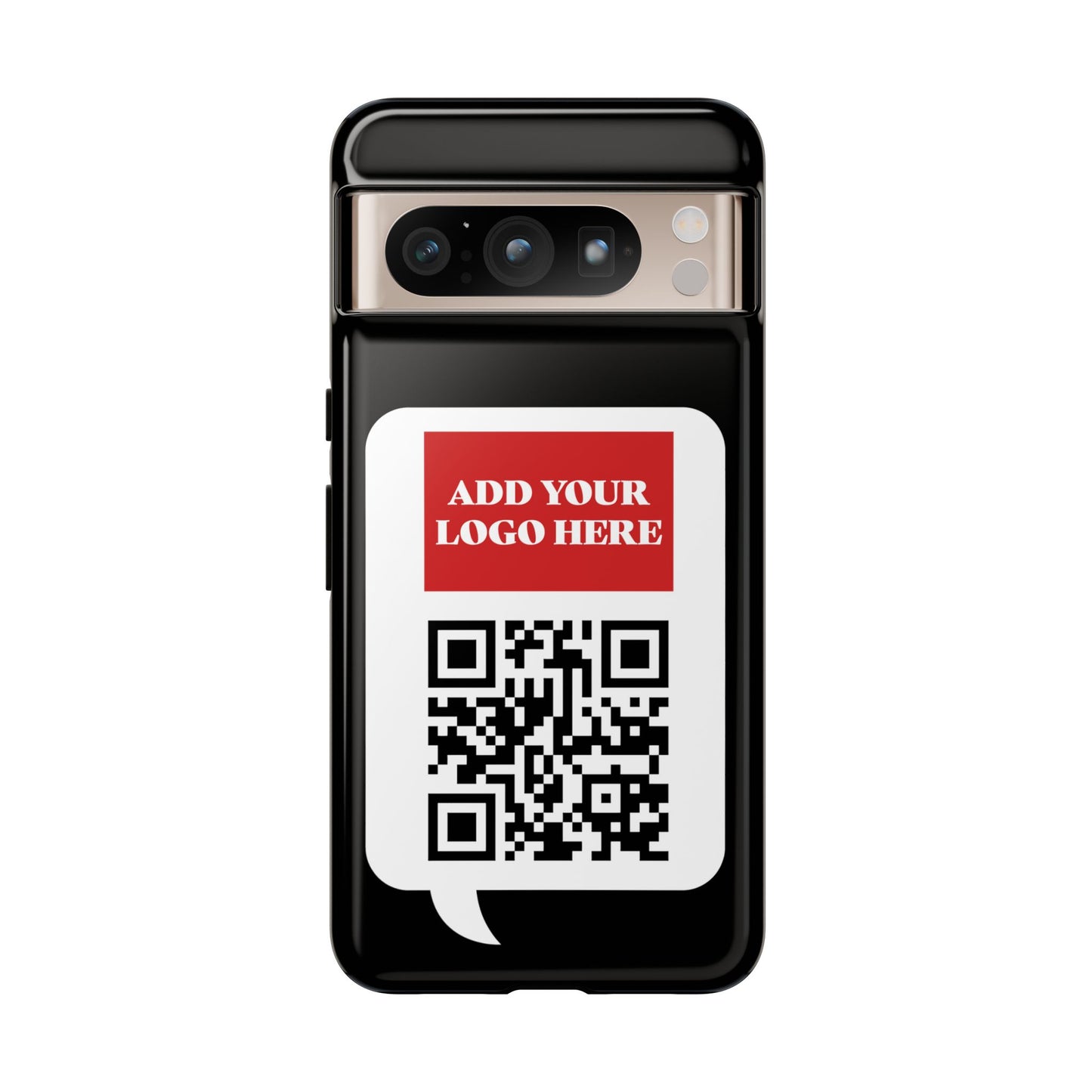 Custom QR Code and Logo Tough Phone Case — Contact Case