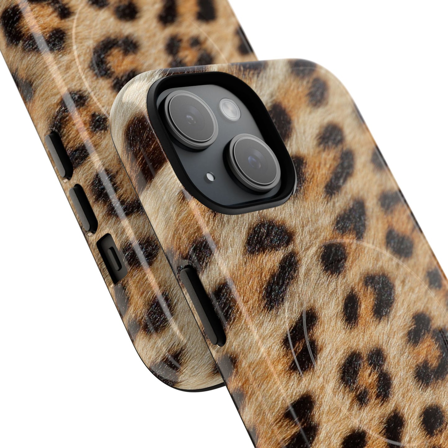 Leopard Fur Magnetic Phone Case — Leopard Fur Tough Protective MagSafe Case