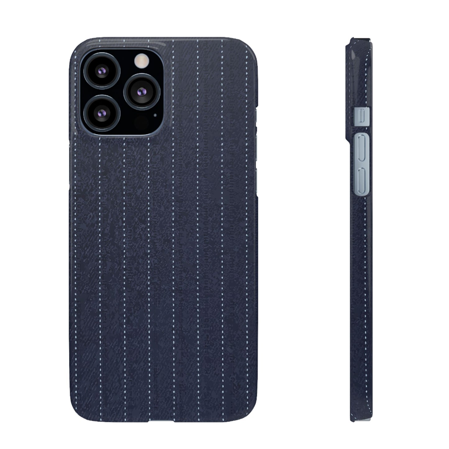 Pinstripe Snap Phone Case — Slim Protective iPhone Cover