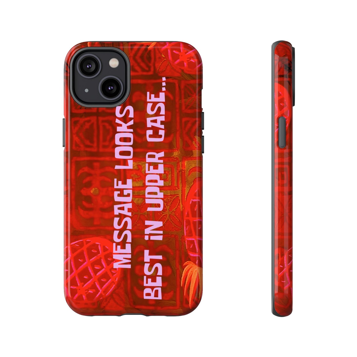 Personalised Tough Case for Apple iPhone, Samsung Galaxy and Google Pixel.