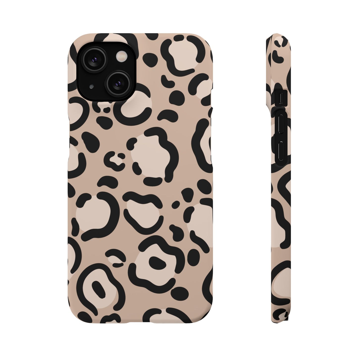 Leopard Print Slim Case — Phone Cover for Apple iPhone, Samsung Galaxy and Google Pixel.