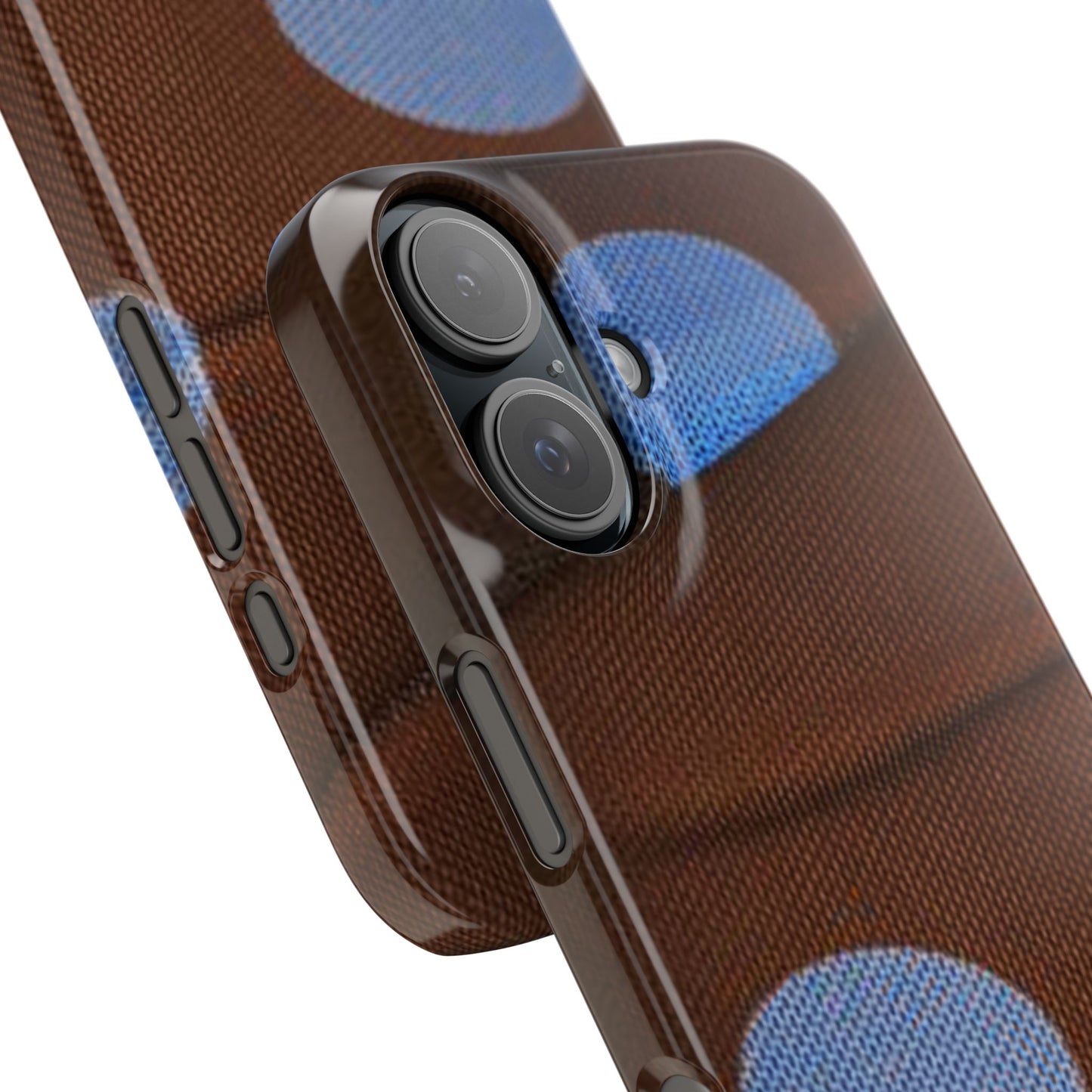 Polka Dot Snap Phone Case for Apple iPhone, Samsung Galaxy and Google Pixel.
