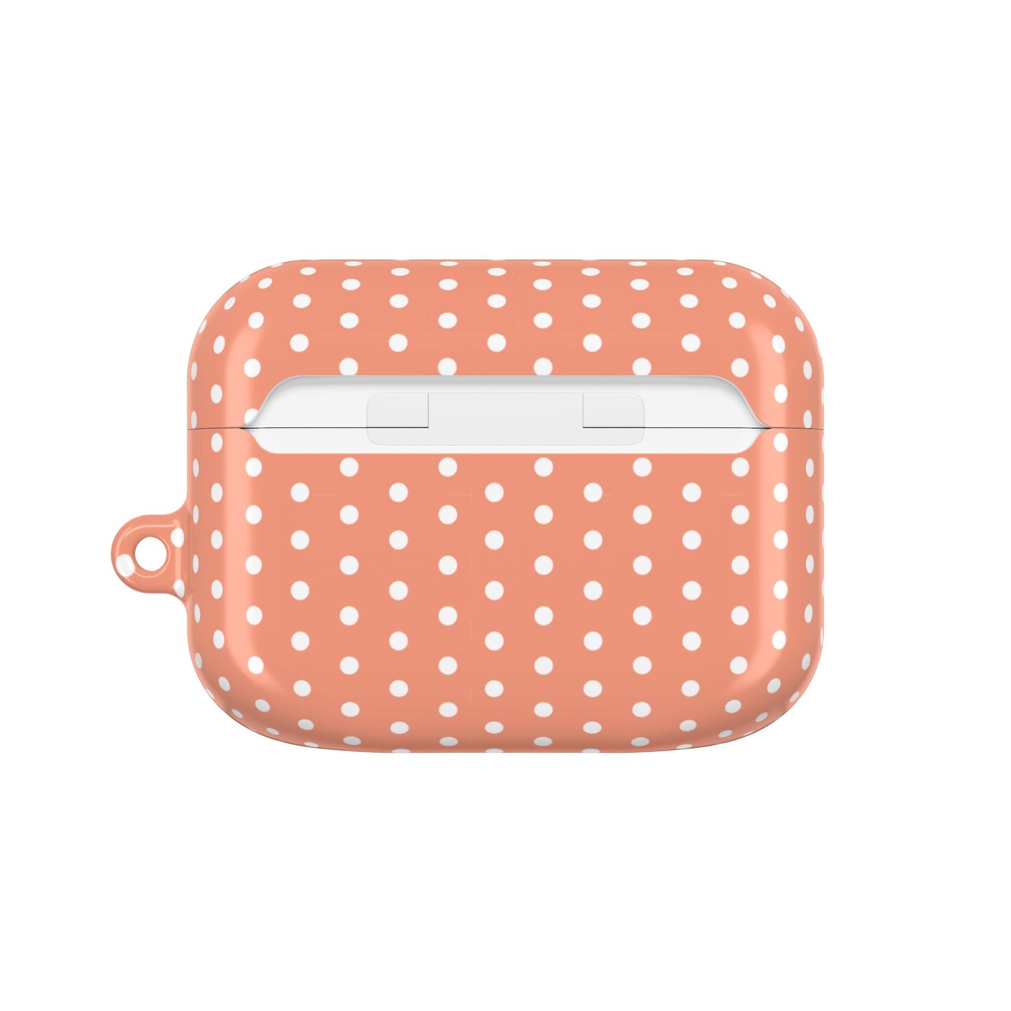 Pastel Red Polka Dot AirPod Case — Classic Pastel Red Polka Dot Protective Cover