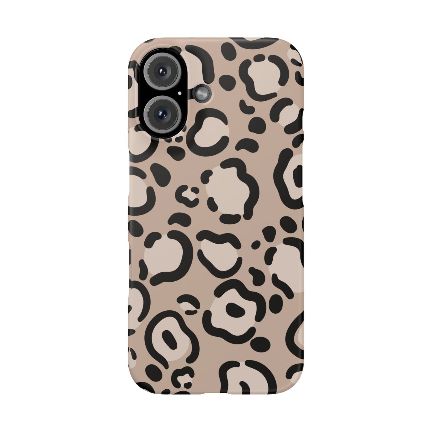 Leopard Print Slim Case — Phone Cover for Apple iPhone, Samsung Galaxy and Google Pixel.