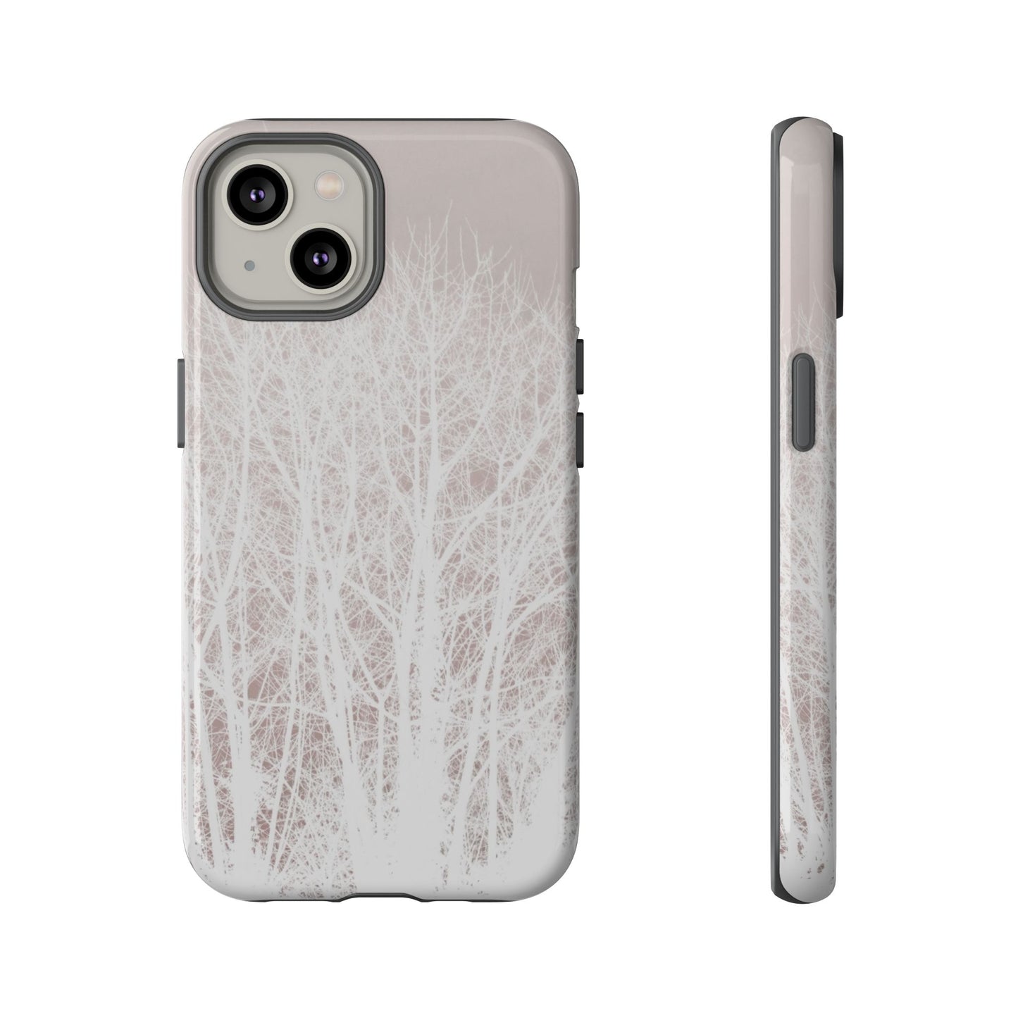 Copy of Night Forest Phone Case — Dark Tree Silhouette Protective Tough Case