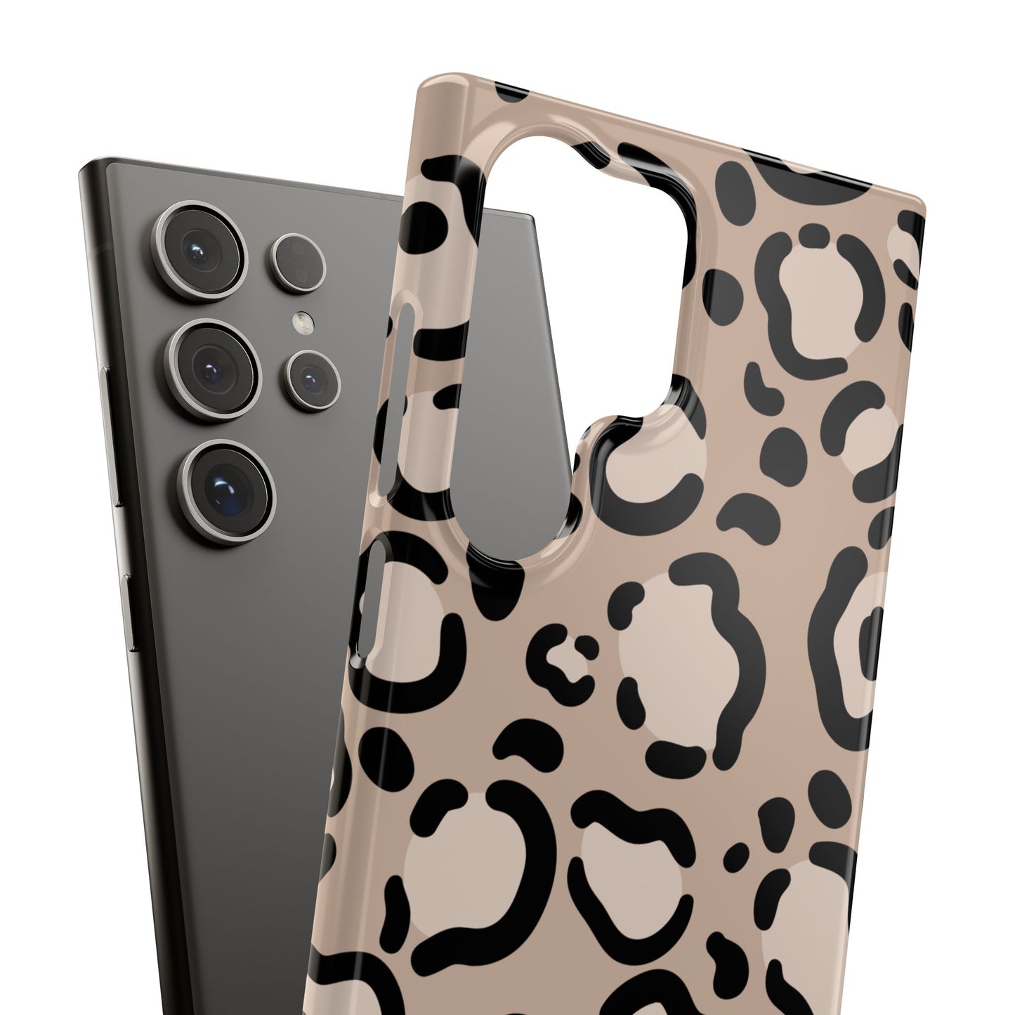 Leopard Print Slim Case — Phone Cover for Apple iPhone, Samsung Galaxy and Google Pixel.