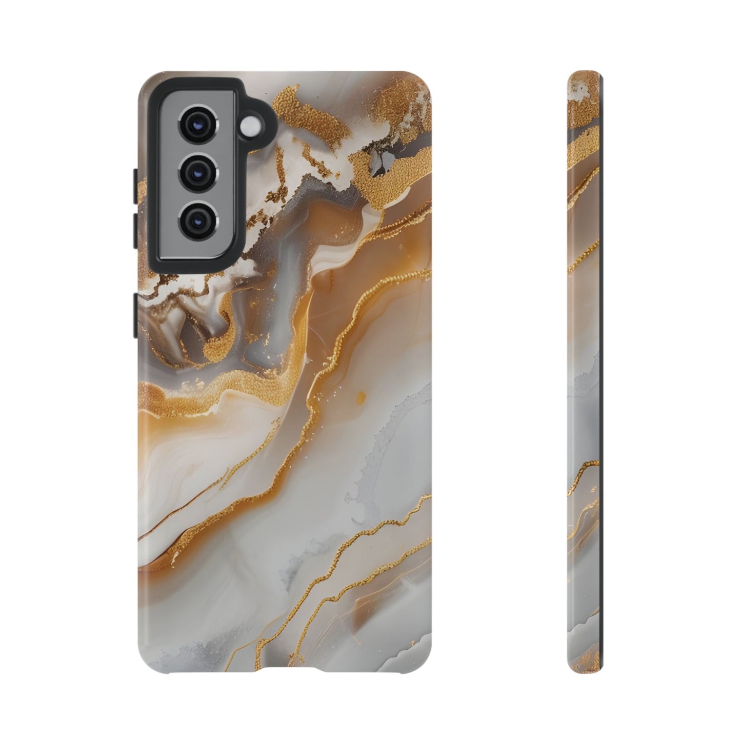 Gold Marble Tough Phone Case