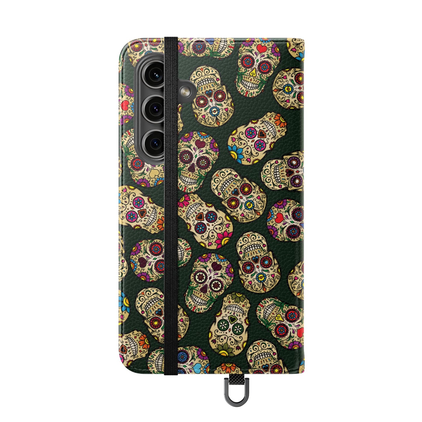 Sugar Skulls Flip Phone Case — Flip Wallet Cover