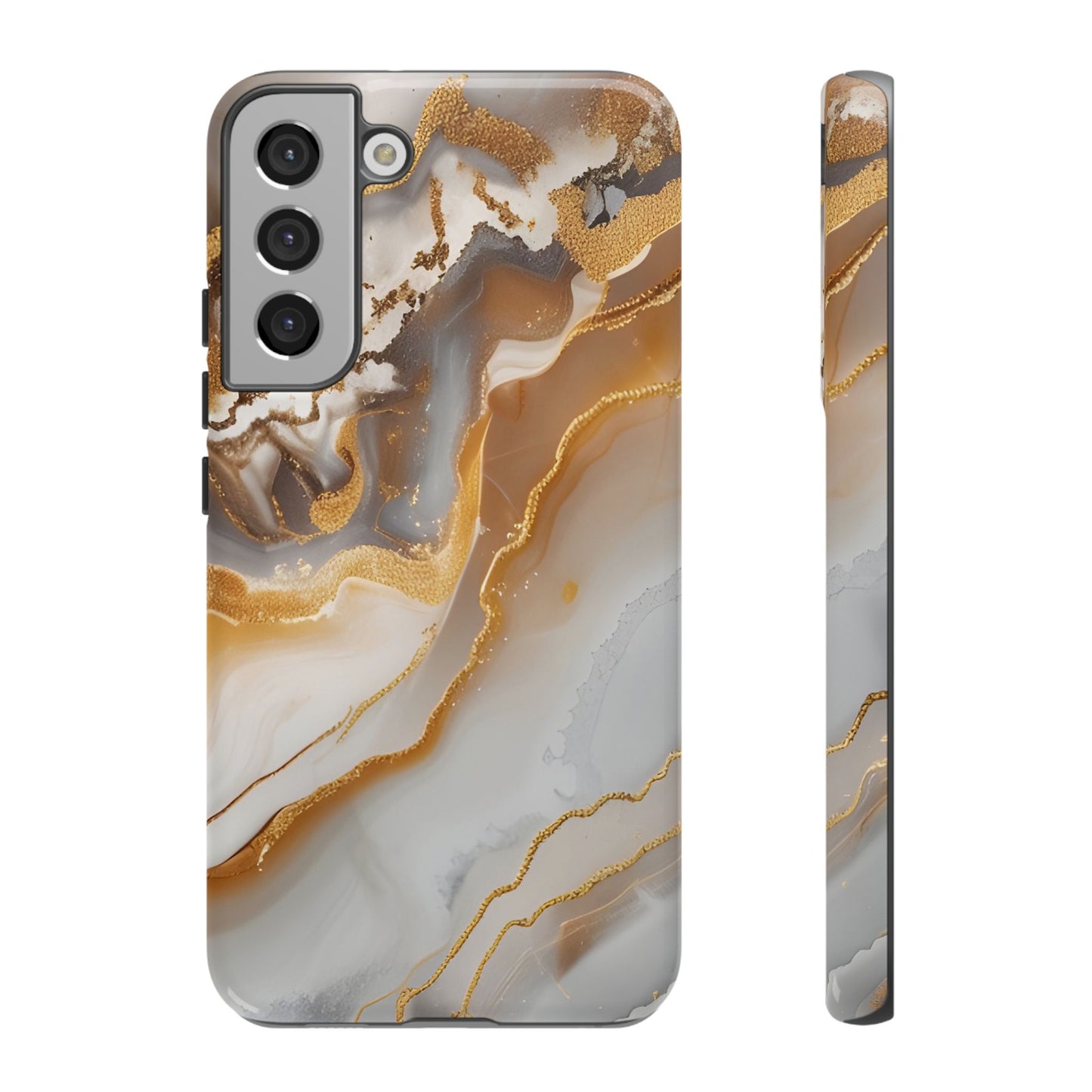 Gold Marble Tough Phone Case