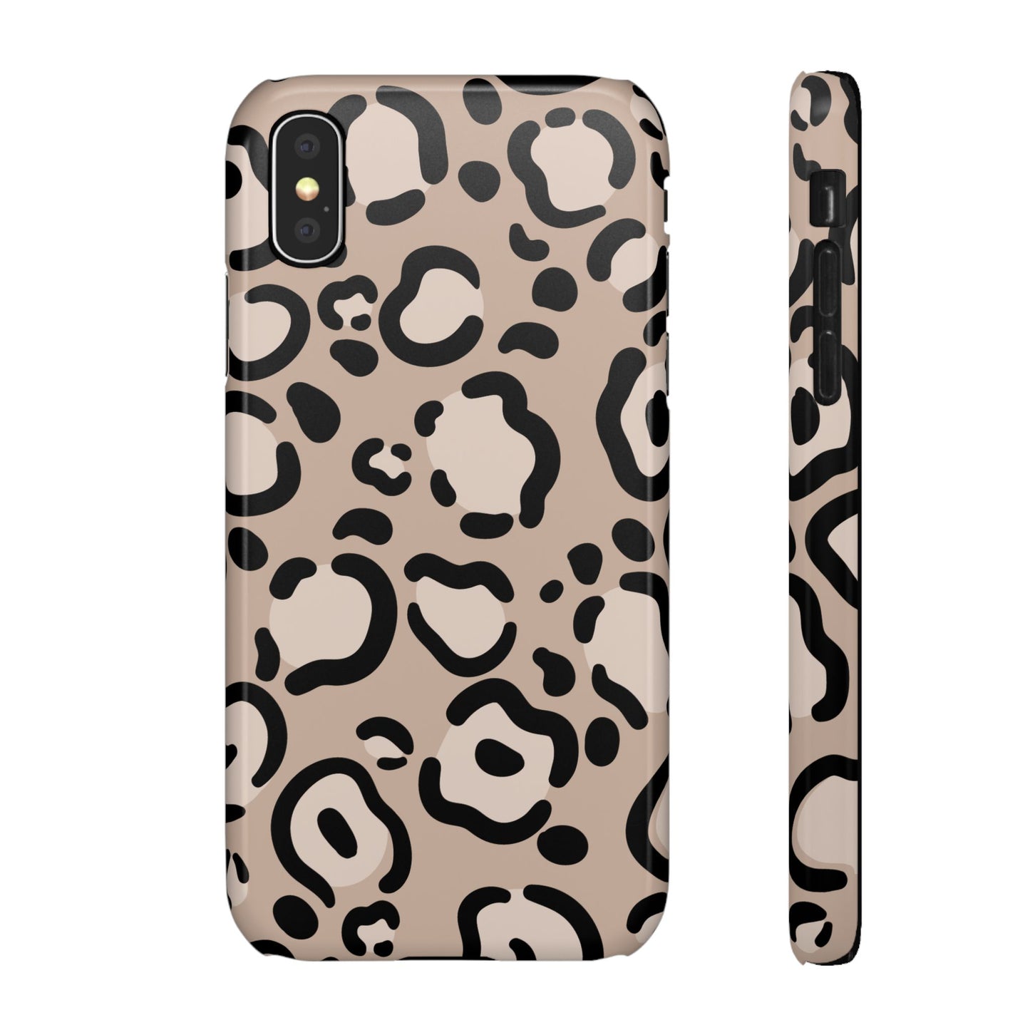 Leopard Print Slim Case — Phone Cover for Apple iPhone, Samsung Galaxy and Google Pixel.
