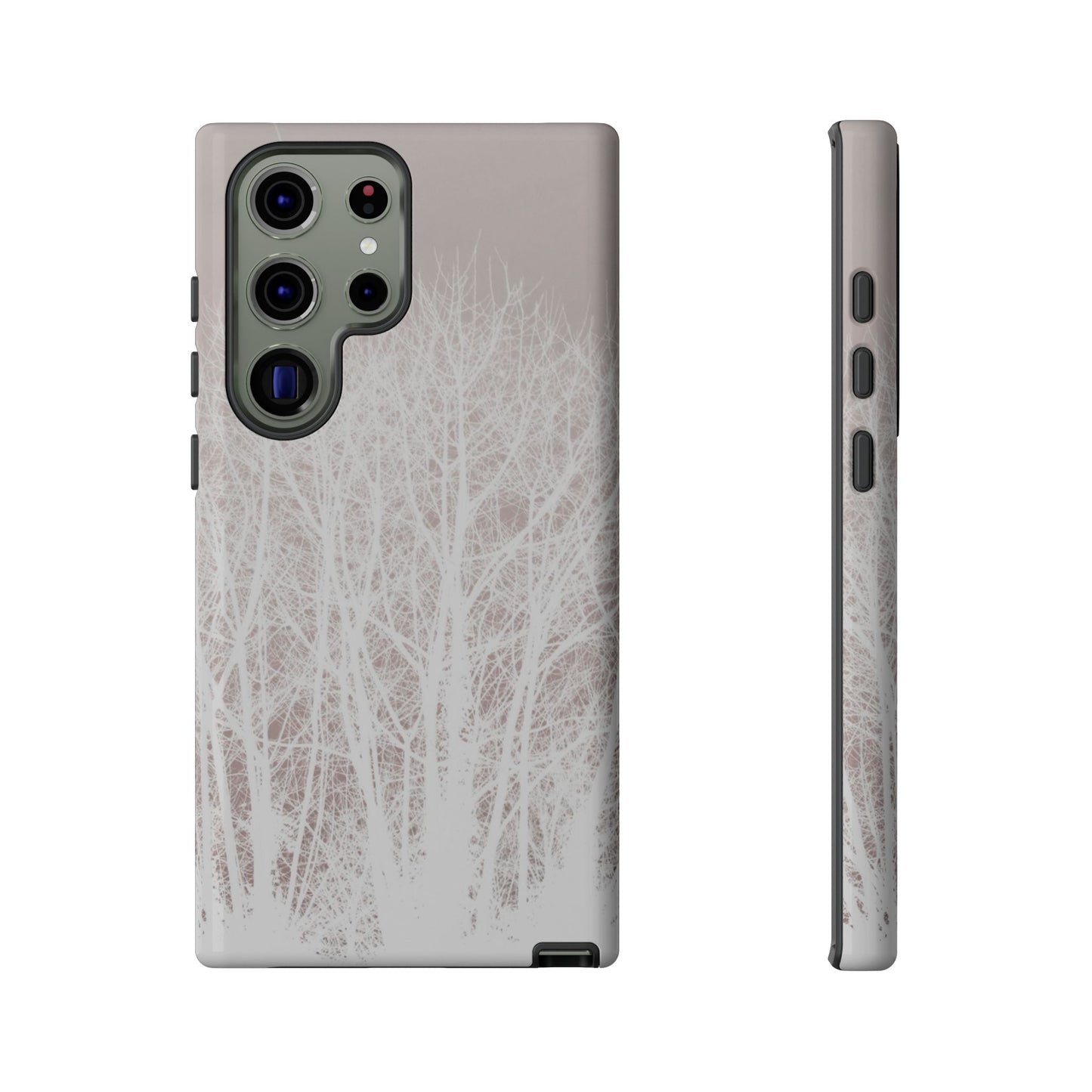 Copy of Night Forest Phone Case — Dark Tree Silhouette Protective Tough Case