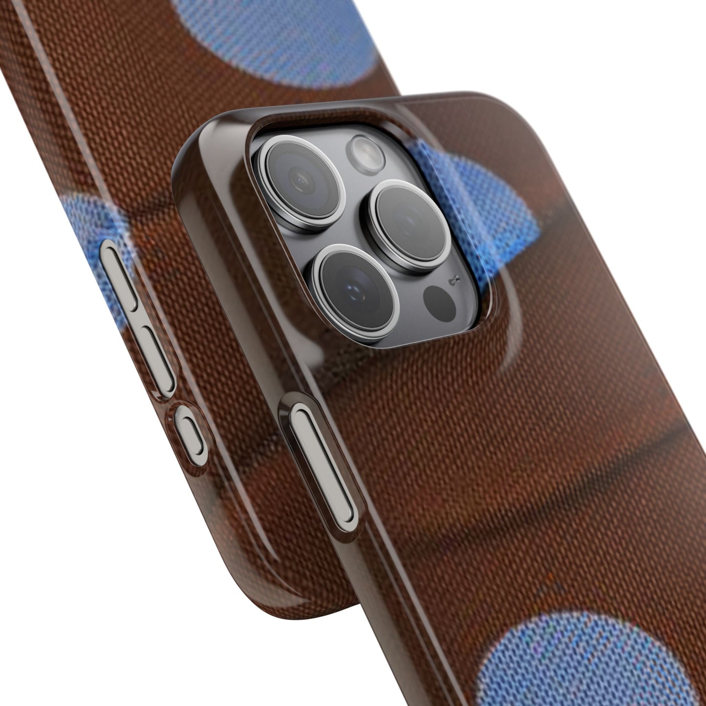 Polka Dot Snap Phone Case for Apple iPhone, Samsung Galaxy and Google Pixel.