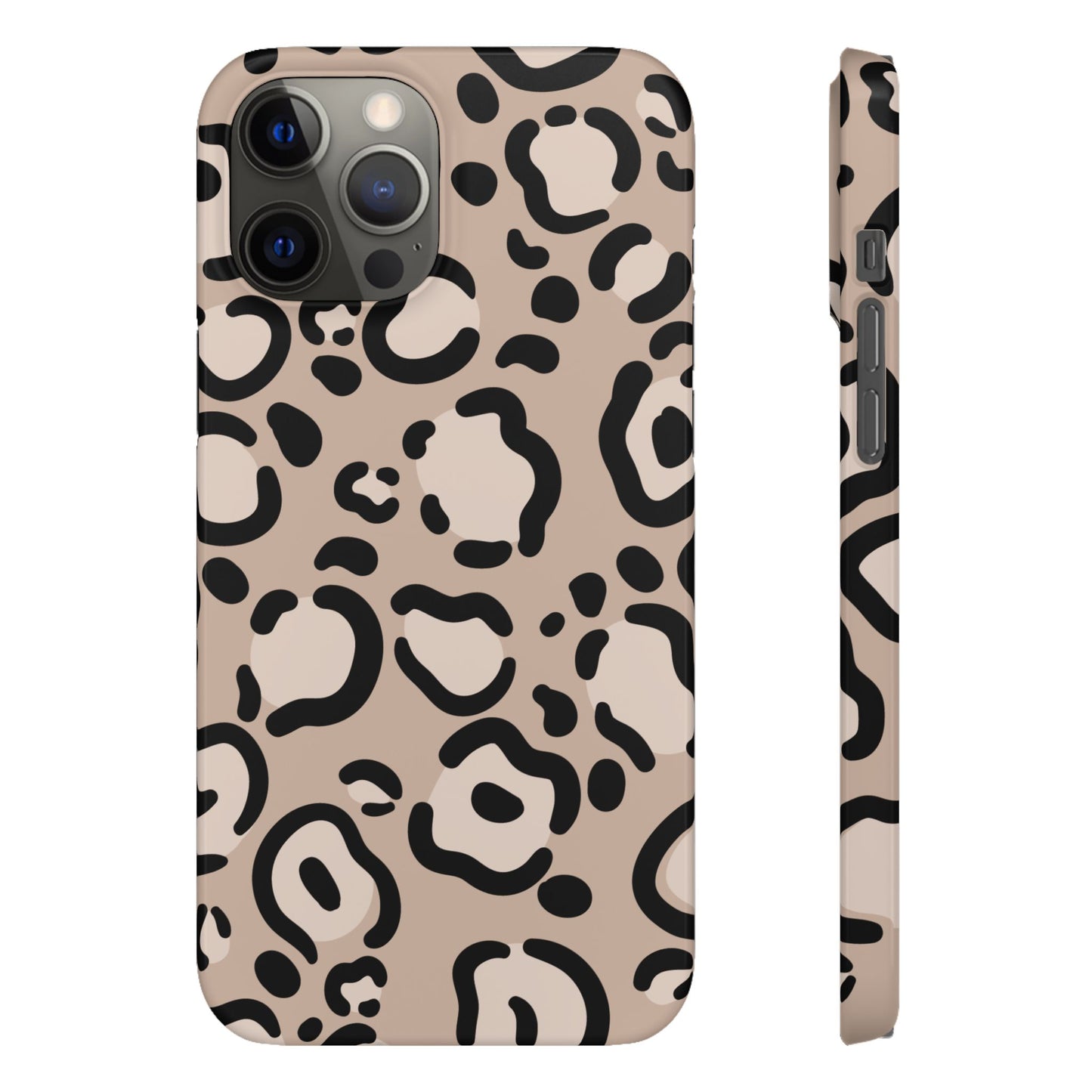 Leopard Print Slim Case — Phone Cover for Apple iPhone, Samsung Galaxy and Google Pixel.
