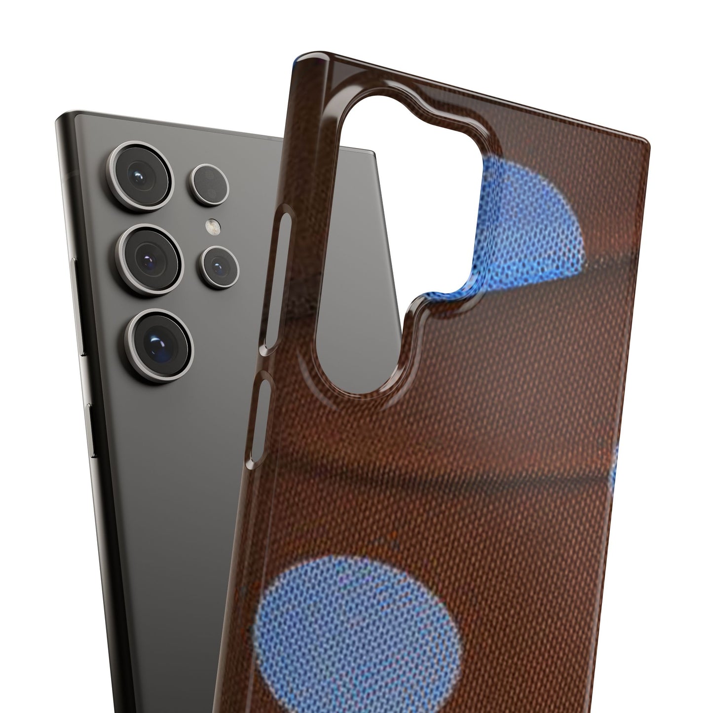 Polka Dot Snap Phone Case for Apple iPhone, Samsung Galaxy and Google Pixel.