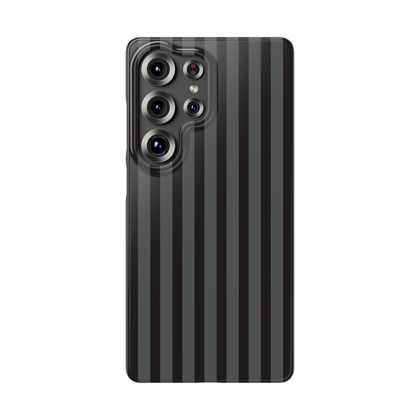 Black Vertical Stripe Snap Phone Case – Slim Protective Cover