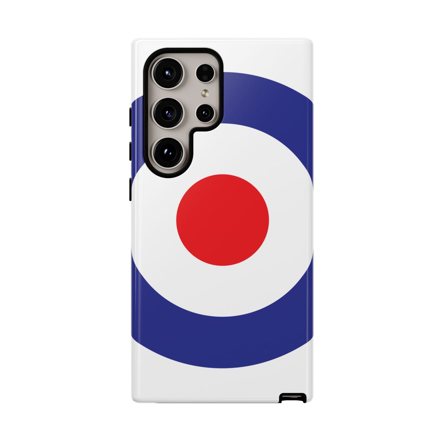 Retro Target Mod Roundel Tough Phone Case for Apple iPhone, Samsung Galaxy and Google Pixel.