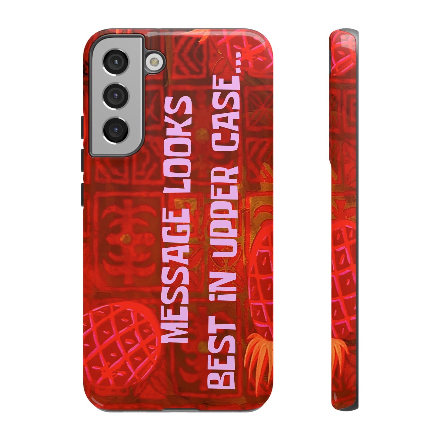 Personalised Tough Case for Apple iPhone, Samsung Galaxy and Google Pixel.