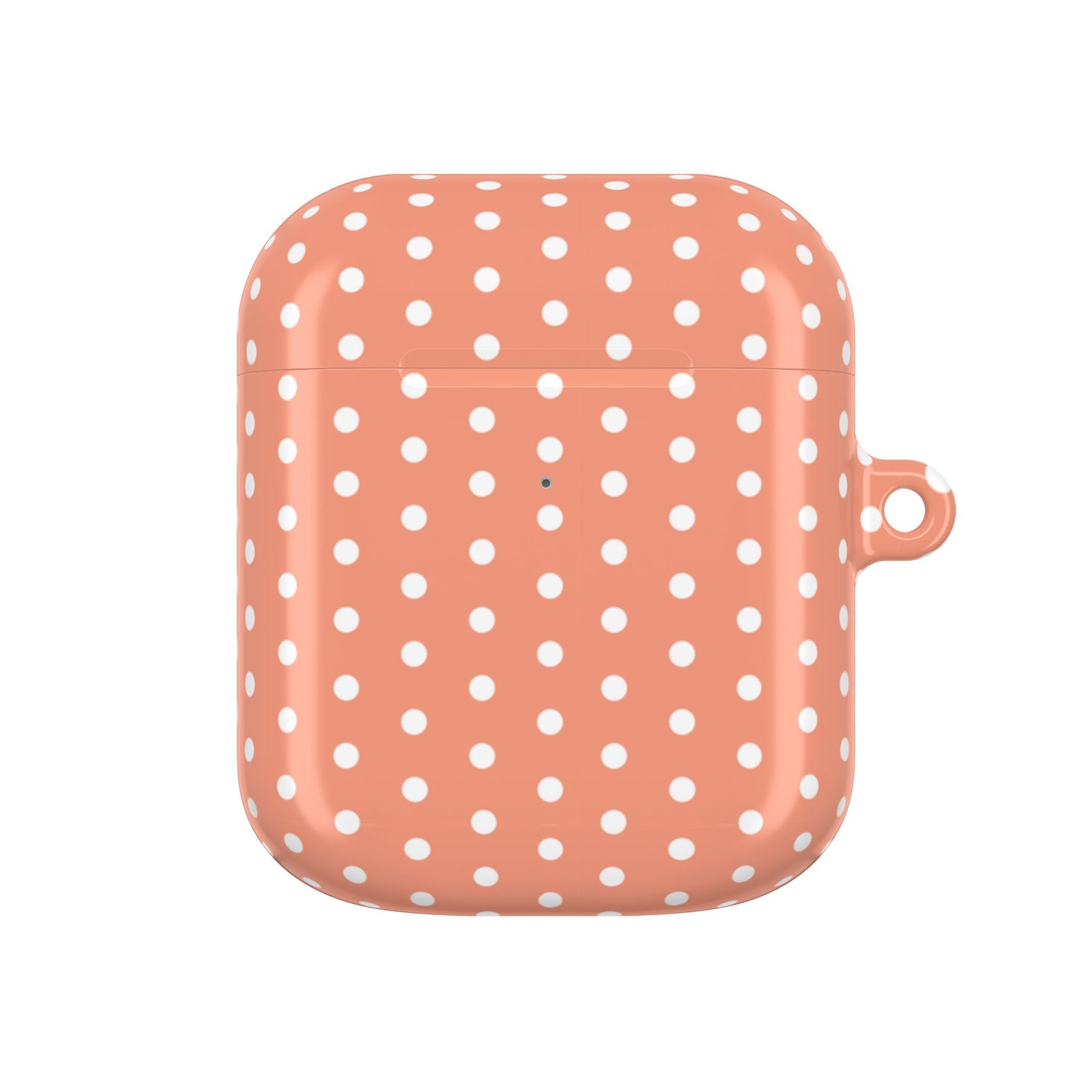 Pastel Red Polka Dot AirPod Case — Classic Pastel Red Polka Dot Protective Cover