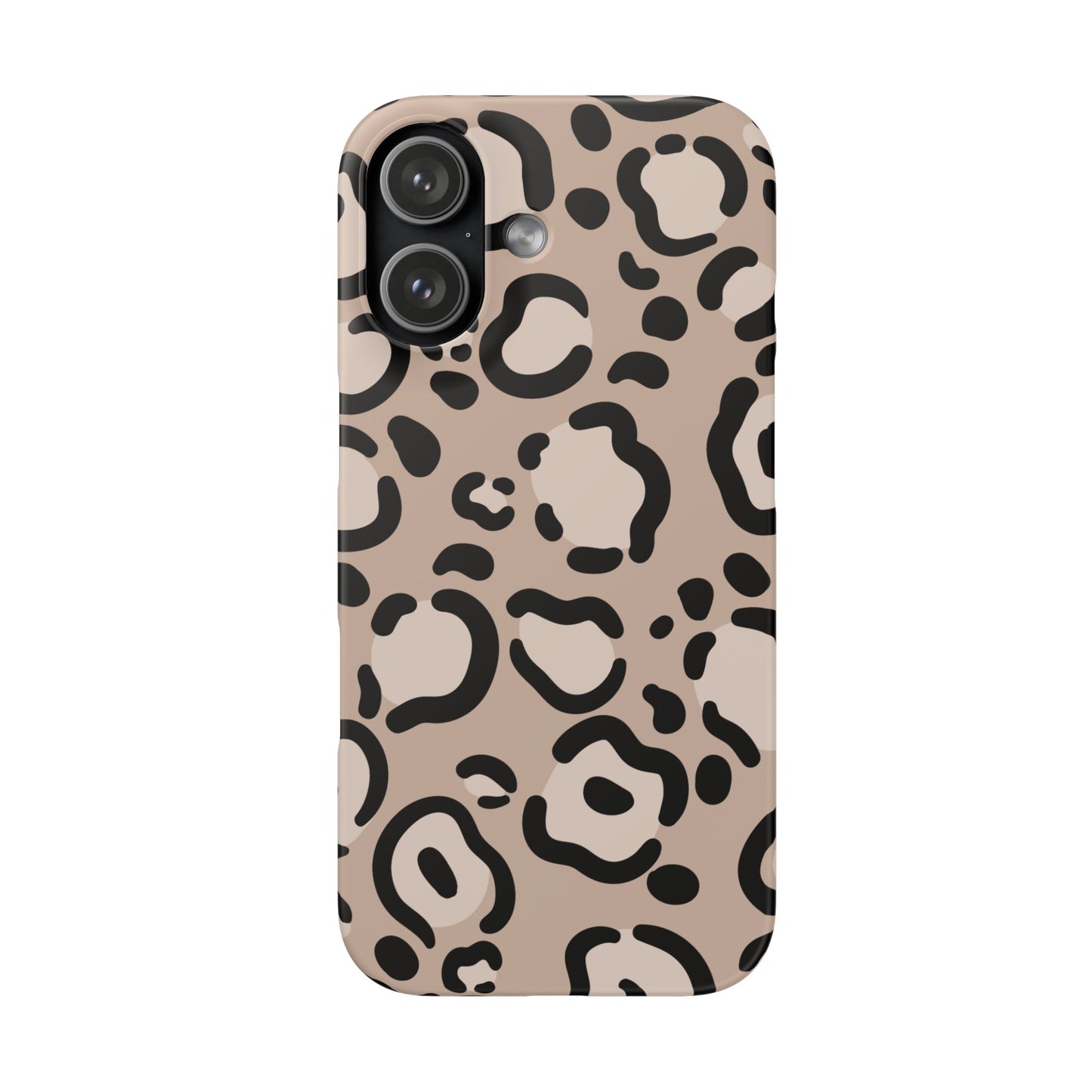 Leopard Print Slim Case — Phone Cover for Apple iPhone, Samsung Galaxy and Google Pixel.