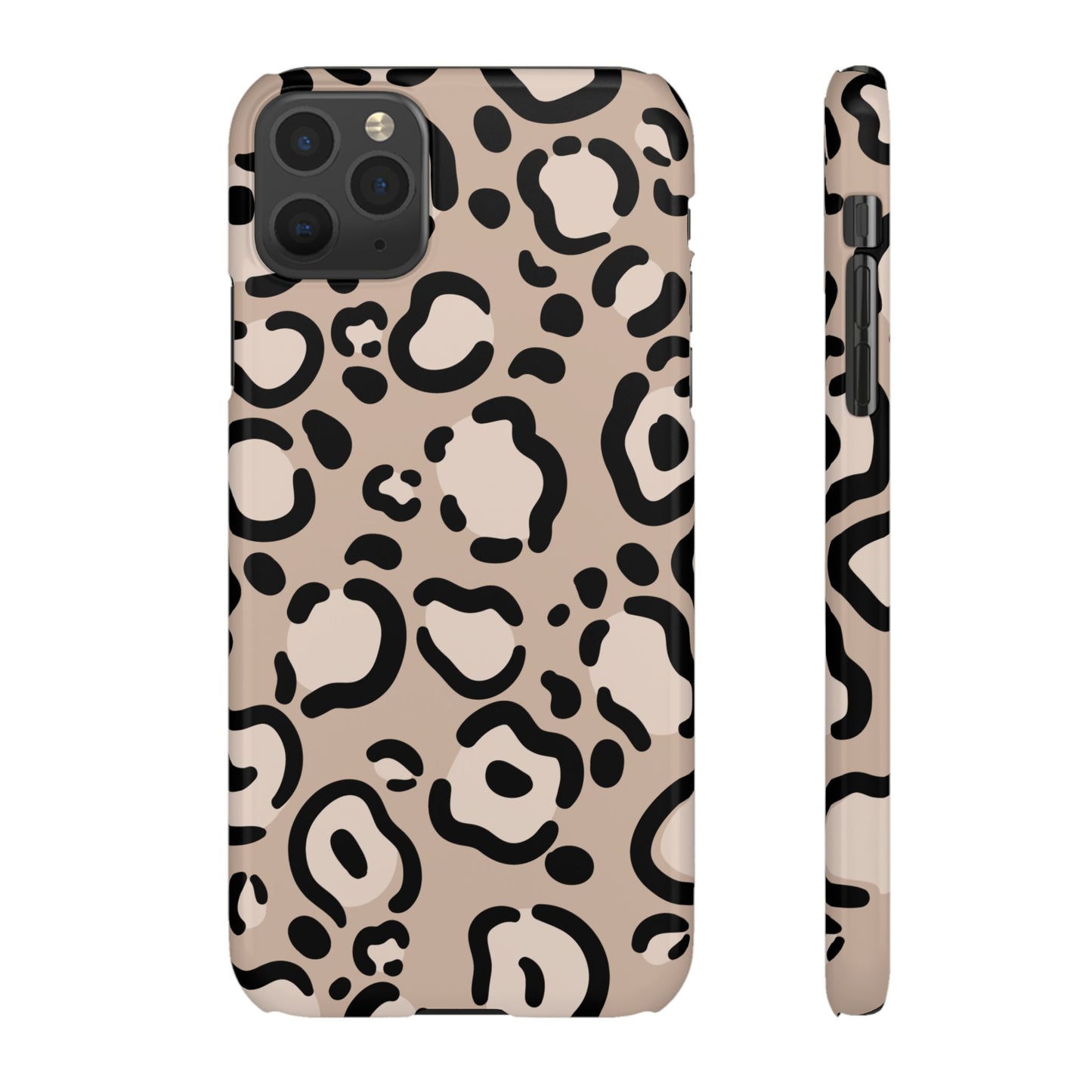 Leopard Print Slim Case — Phone Cover for Apple iPhone, Samsung Galaxy and Google Pixel.