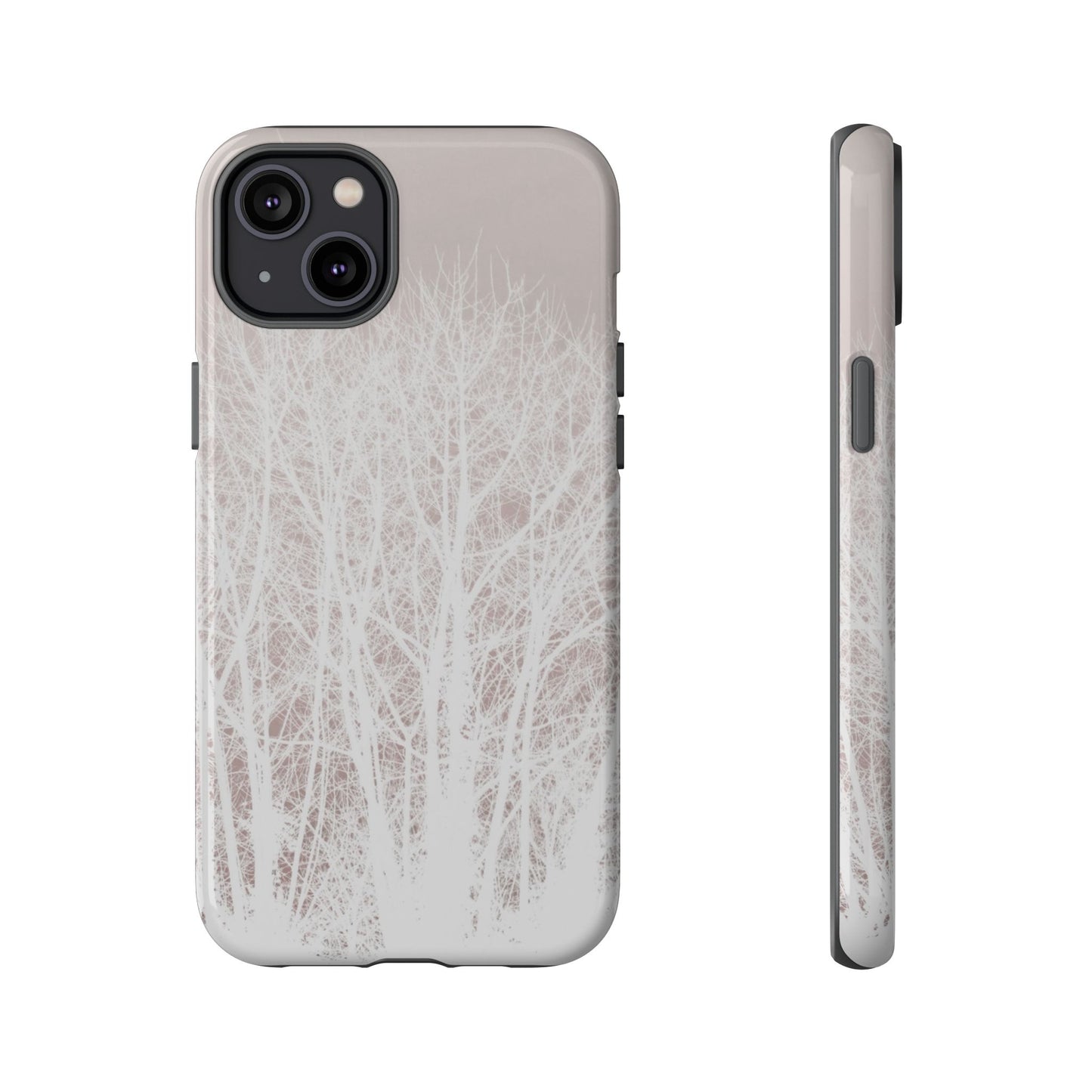 Copy of Night Forest Phone Case — Dark Tree Silhouette Protective Tough Case
