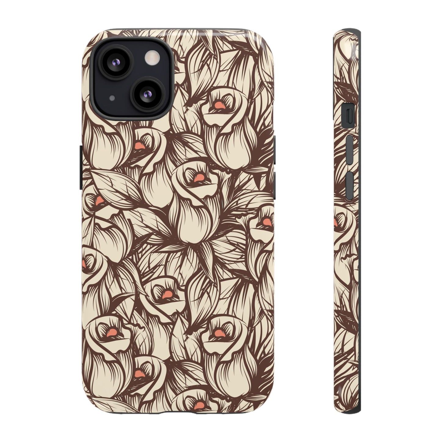 Botanical Pattern Floral Magnolia Tough Phone Case