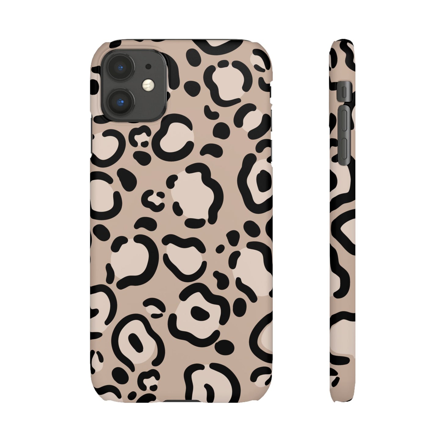 Leopard Print Slim Case — Phone Cover for Apple iPhone, Samsung Galaxy and Google Pixel.