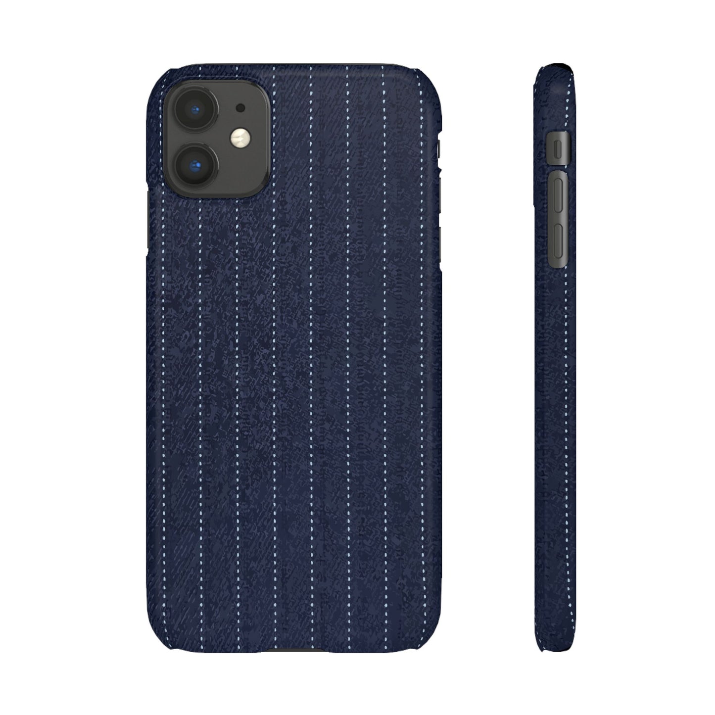 Pinstripe Snap Phone Case — Slim Protective iPhone Cover