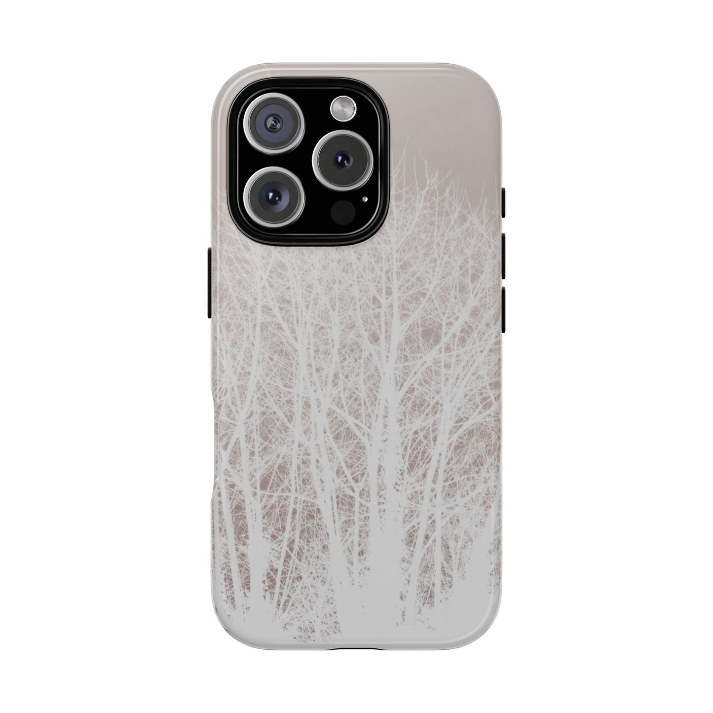 Copy of Night Forest Phone Case — Dark Tree Silhouette Protective Tough Case