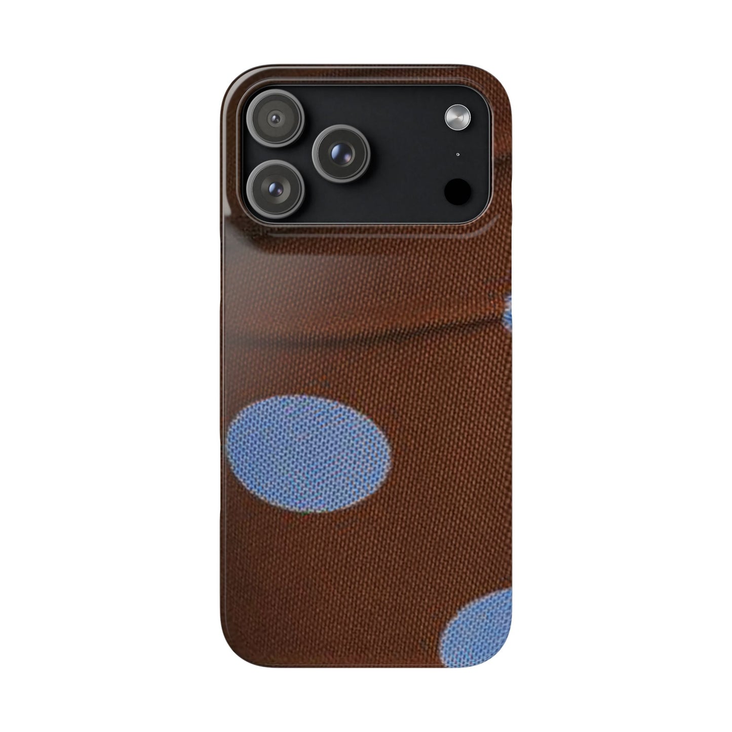 Polka Dot Snap Phone Case for Apple iPhone, Samsung Galaxy and Google Pixel.