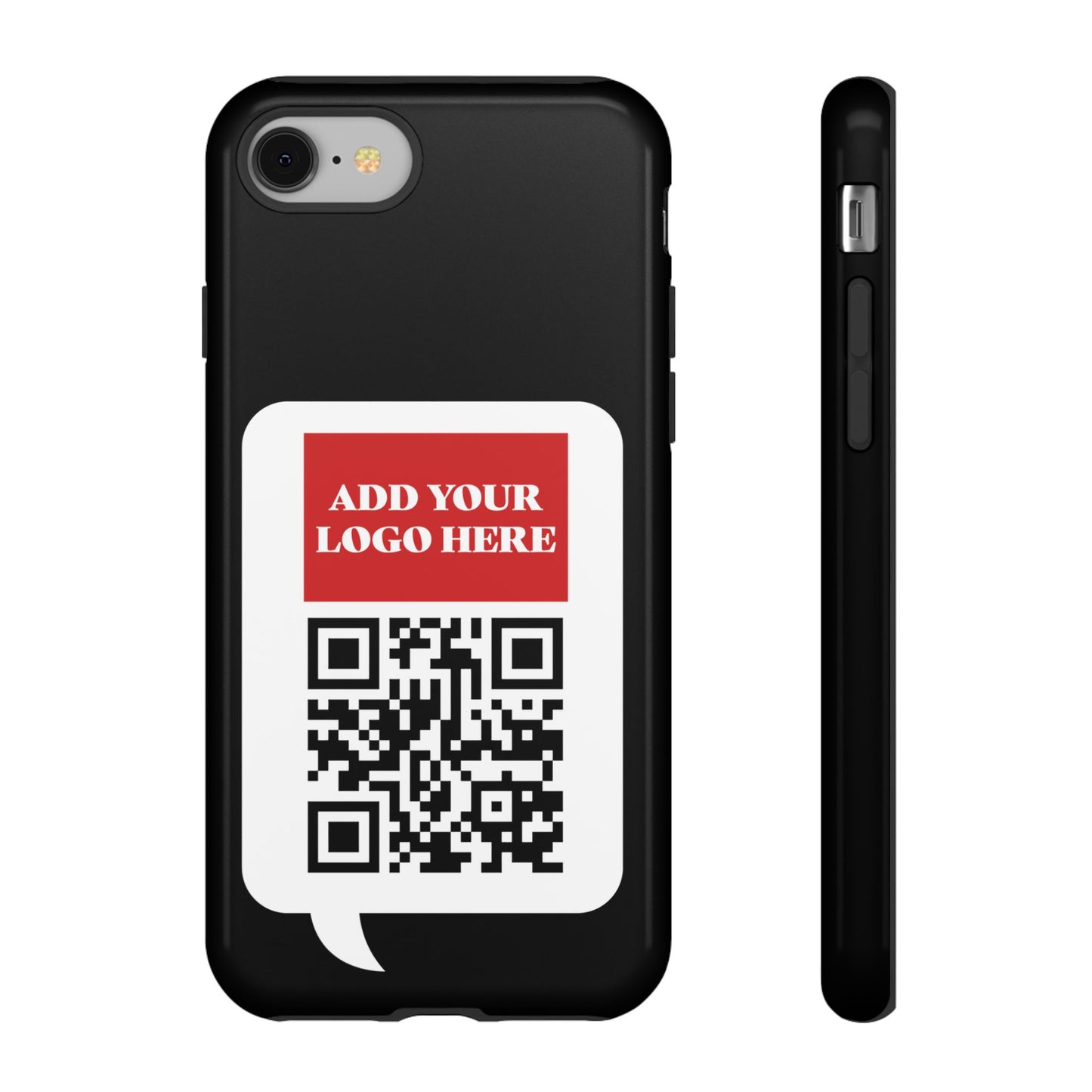 Custom QR Code and Logo Tough Phone Case — Contact Case