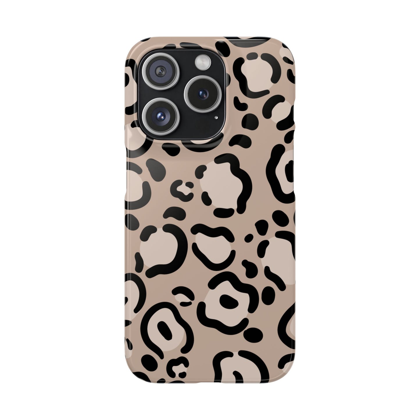 Leopard Print Slim Case — Phone Cover for Apple iPhone, Samsung Galaxy and Google Pixel.