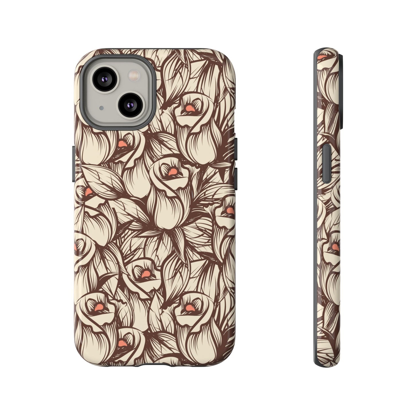 Botanical Pattern Floral Magnolia Tough Phone Case