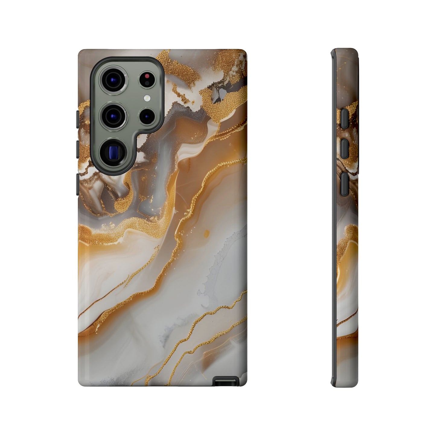 Gold Marble Tough Phone Case